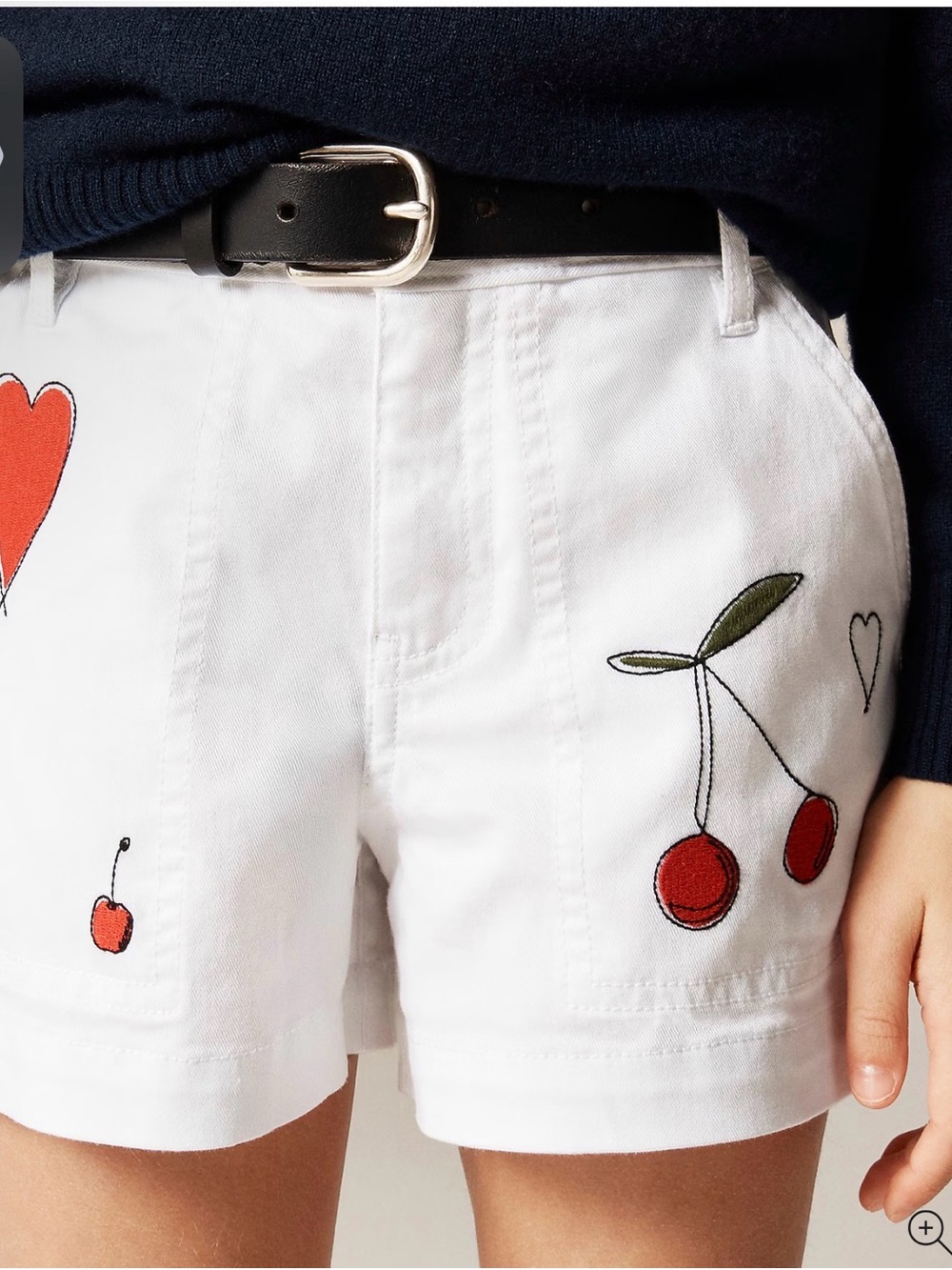 NWT JCrew Embroidered Chino Shorts